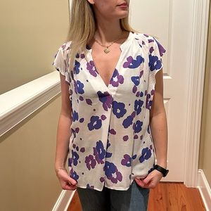 Cabi floral tank top